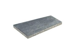 Diephaus Terrassenplatte Trapea Weiß-Schwarz 50x30x20x4 cm PE2