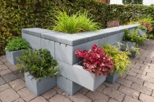 Diephaus Trockenmauerstein Lisco Quarz mit Glimmer 45x22,5x16,5 cm