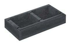 Diephaus Fugano Mauer Basalt 50x25x10 cm