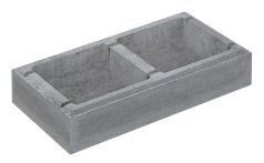 Diephaus Fugano Mauer Grau 50x25x10 cm