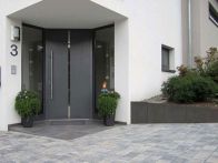 Diephaus L-Stein Anthrazit 50 cm Breit | Winkelstützwand