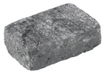 Diephaus Pflasterstein Antik Multi Weiß-Schwarz 24x16x6 cm