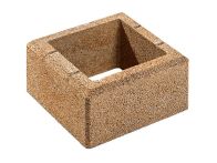 Diephaus Gartenmauer Sandstein Pfeilerstein | 37,5x37,5x20 cm