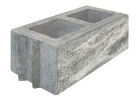 Diephaus Mauerstein Gardo Weiß-Schwarz Normalstein 50x25x20