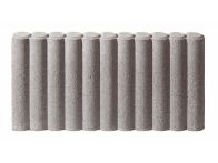 Diephaus Palisade Bordstein Grau 50x25x6 cm