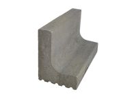 Diephaus L-Bordstein Grau 24x40x18x6 cm