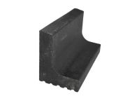 Diephaus L-Bordstein Anthrazit 24x40x18x6 cm