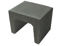 Diephaus U-Stein Anthrazit 40x40x40 cm