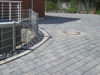 Diephaus Pflasterstein Calvodrain Weiß-Schwarz PE2