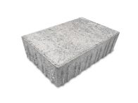 Diephaus Pflasterstein D-Tec Weiß-Schwarz 30x20x8 cm -Vs- 2x3V PE2