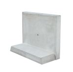 Diephaus L-Stein Bewehrt Grau 100 cm Breit | Winkelstützwand