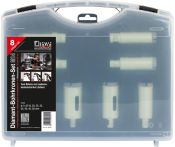 Diewe Diamant-Fliesenbohrkronen-Set M14 | Dm = 18, 20, 25, 32, 35, 40, 45, 50 mm