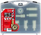 Diewe Fliesen-Bohrkronenset M14 Gold 10 tlg. | 50, 45, 40, 35, 32, 25, 20, 18, Fräser, ST