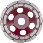 Diewe Schleiftopf A+S Estrich, Beton, Abrasiv | Rot 125 mm | Bohrung 22,23