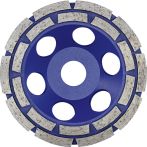 Diewe Schleiftopf A+S Beton | Blau 125 mm | Bohrung 22,23