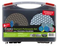 Diewe Polierscheiben Set - Körnungen: 50, 100, 200, 400, 800, 1500, 3000