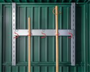 EcoStar Gerätehalterset inkl. Regalhalterset für Gerätehaus - kurz