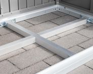 EcoStar Aluminium-Unterkonstruktion für Fußböden Kaminholzregal - Typ 1