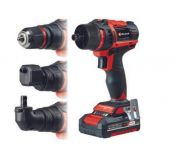 Einhell Akku-Bohrschrauber-Kit TE-CD 18/45 3X-Li inkl. 1x 2,0 Ah Akku & 22-tlg. Zubehör