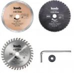 Einhell Sägeblatt-Set für Mini-Handkreissäge Ø 89 mm 5tlg.