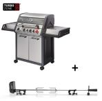 Enders Gasgrill Monroe Pro 4 SIK Turbo inkl. Universal-Grillspieß PRO