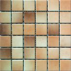 Engers Mosaik glasiert 5x5 cm Georgia beige-braun 2GEO-0440-8