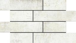 Engers Mosaik 5x5 cm DOUBLE IMPACT industrieweiß Vintageoptik, Brick