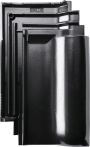 ERLUS Flächenziegel E58RS Flachdachpfanne diamant schwarz (Tondachziegel)