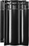 ERLUS Flächenziegel Forma 1.Sorte diamant schwarz (Tondachziegel)