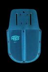 FELCO 921 Gürtel-Etui aus Leder, Doppelköcher, breit