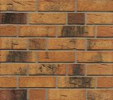 Feldhaus Klinkerriemchen classic R286NF9 240x71x9 mm nolani rustico carbo| Farbe: gelb braun schwarz bunt