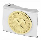 FHB HOLGER Koppelschloss Silber Dachdecker silber