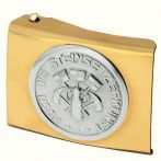 FHB EINHARDT Koppelschloss Gold Steinsetzer gold