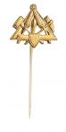 FHB EBERHARD Anstecknadel Maurer gold
