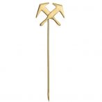 FHB HELLFRIED Anstecknadel Dachdecker gold