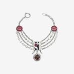 FHB JONNY Prachtuhrkette Dachdecker silber