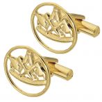 FHB LEONARD Manschettenknopf Zimmermann gold