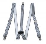 FHB THEODOR Hosenträger Extra Schmal grau-anthrazit