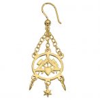 FHB AARON Ohrhänger Maurer gold