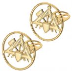 FHB GISBERT Ohrclip Maurer gold