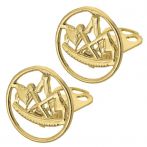 FHB GUNNAR Ohrclip Zimmermann gold