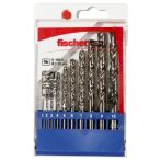 Fischer Metallbohrer-Set HSS-G Ø1-10 mm in Kunststoffbox - 10-tlg.
