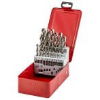 Fischer Metallbohrer-Set HSS-G Ø1-13 mm in Metallbox - 25-tlg.