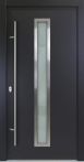 FM Aluminium Haustür AC 68 Modell 01 Anthrazit mit Dreifachverglasung
