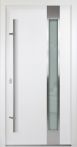 FM Aluminium Haustür AC 68 Modell 04 Weiß mit Dreifachverglasung