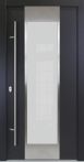 FM Aluminium Haustür AC 68 Modell 08 Anthrazit mit Dreifachverglasung