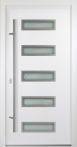 FM Aluminium Haustür AC 68 Modell 11 Weiß mit Dreifachverglasung