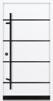FM Aluminium Haustür AC 68 Blackline Modell M22 - Weiß
