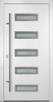 FM Aluminium Haustür DS 92 Modell 11 Weiß mit Vierfachverglasung