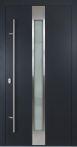 FM Aluminium Haustür DS 92 Modell 05 Anthrazit mit VSG Vierfachverglasung